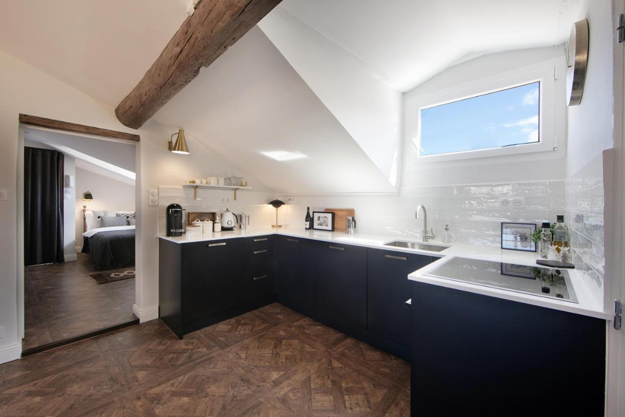 Cocoon Loft - Magnifique Loft Sous Toit, Refait A Neuf, Vues Splendides, Clim, Wifi Appartement Nice Buitenkant foto