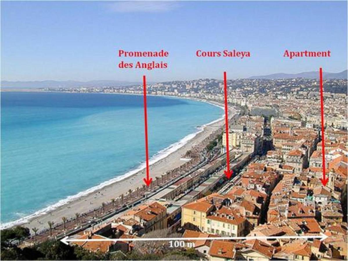 Cocoon Loft - Magnifique Loft Sous Toit, Refait A Neuf, Vues Splendides, Clim, Wifi Appartement Nice Buitenkant foto