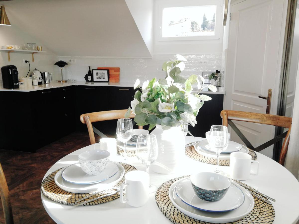 Cocoon Loft - Magnifique Loft Sous Toit, Refait A Neuf, Vues Splendides, Clim, Wifi Appartement Nice Buitenkant foto