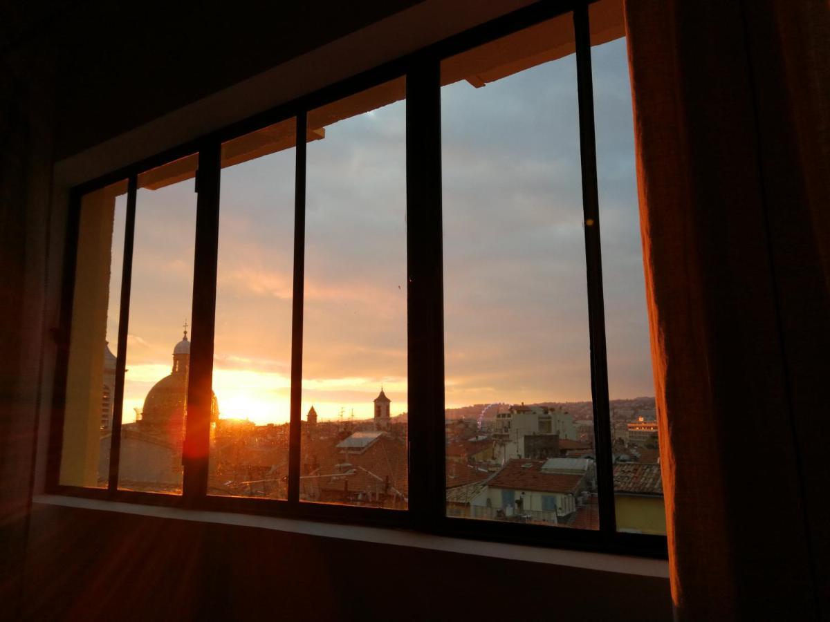 Cocoon Loft - Magnifique Loft Sous Toit, Refait A Neuf, Vues Splendides, Clim, Wifi Appartement Nice Buitenkant foto